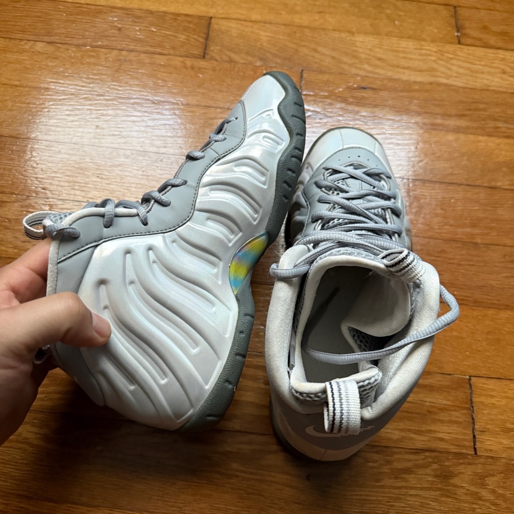 Nike Air Foamposite One Light Smoke Grey (GS) - Picture 6 of 8